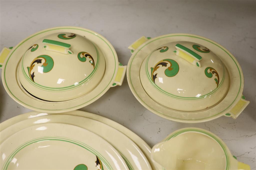 A Royal Doulton part service Lynn pattern including two tureens